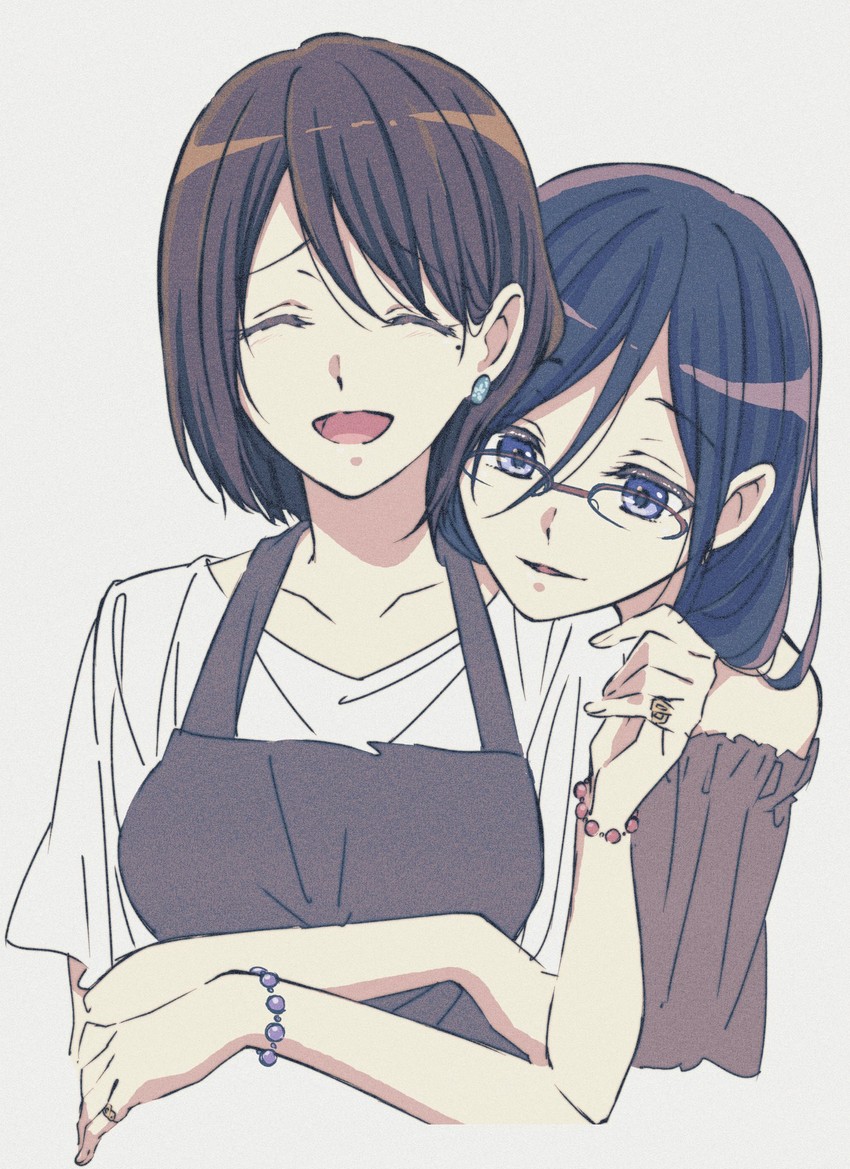 tanaka asuka and nakaseko kaori (hibike! euphonium) drawn by glidesloe