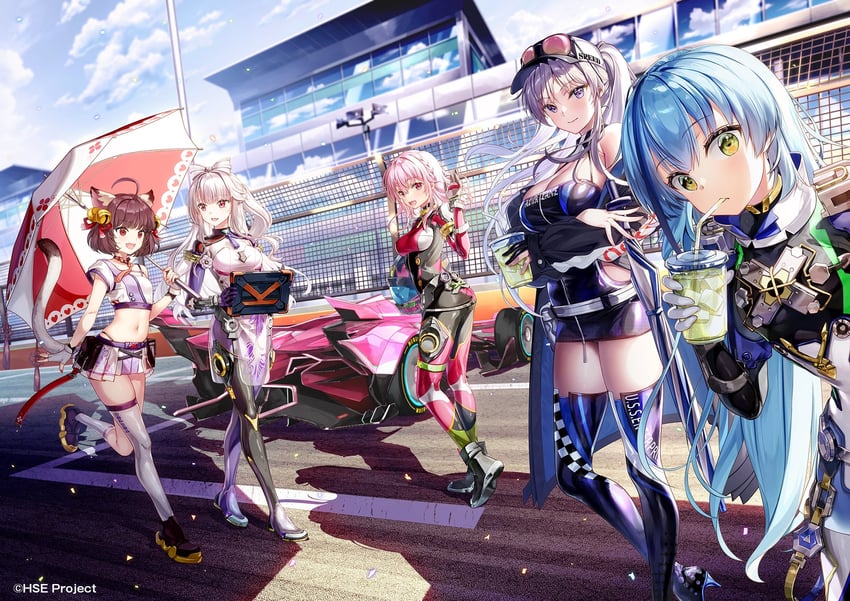 enterprise, ichihime, rindo rin, komachi towa, and liu youran (azur lane and 3 more) drawn by fujima_takuya