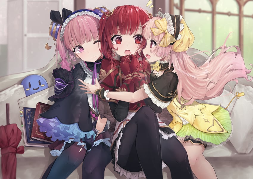 puni, suelle malen, lydie malen, and lucia borthayre (atelier and 1 more) drawn by sena_(sena_soar)