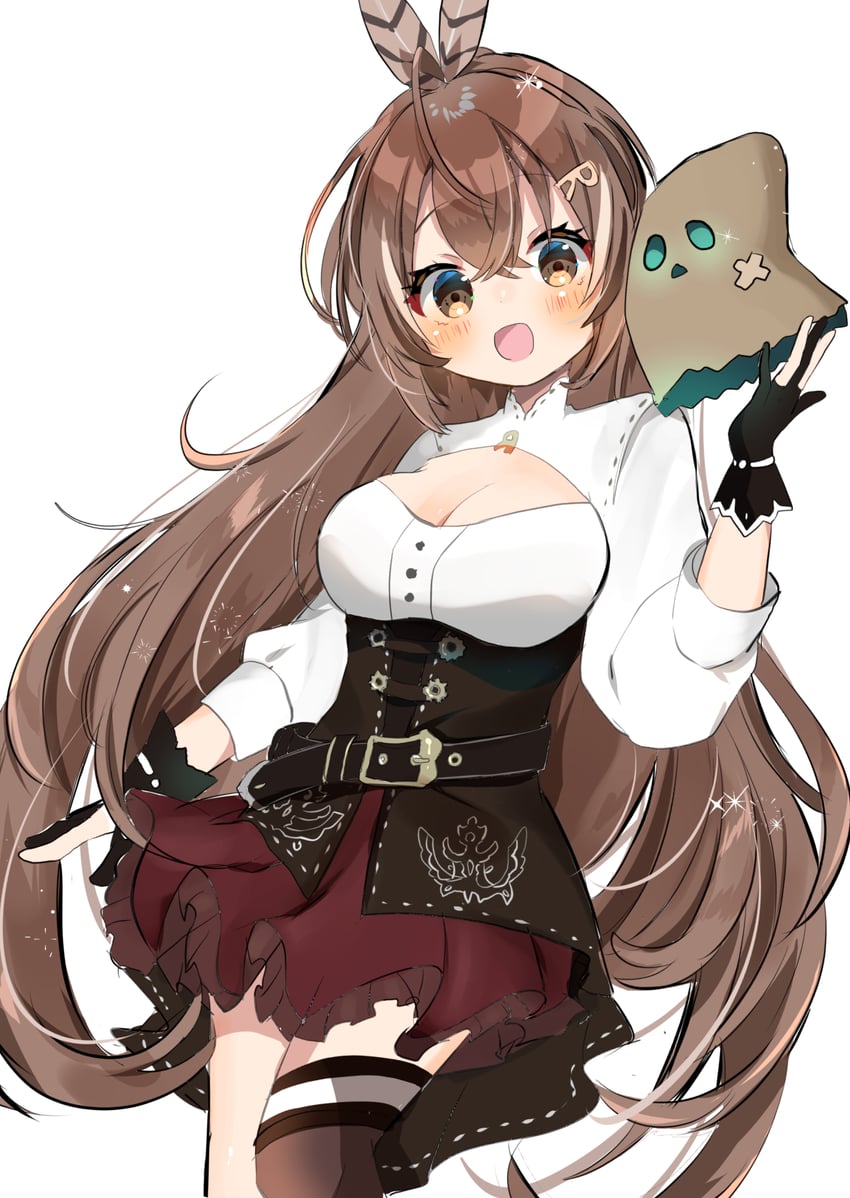 nanashi mumei and friend (hololive and 1 more) drawn by yuzukiyuno_(yunmu_g)