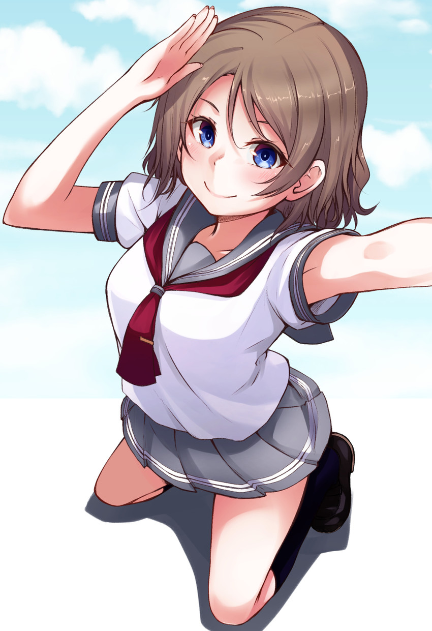 watanabe you (love live! and 1 more) drawn by nanotsuki