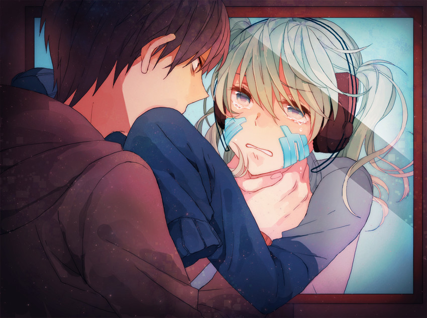 kisaragi shintarou and ene (kagerou project) drawn by kiri_(lwp01_lav)
