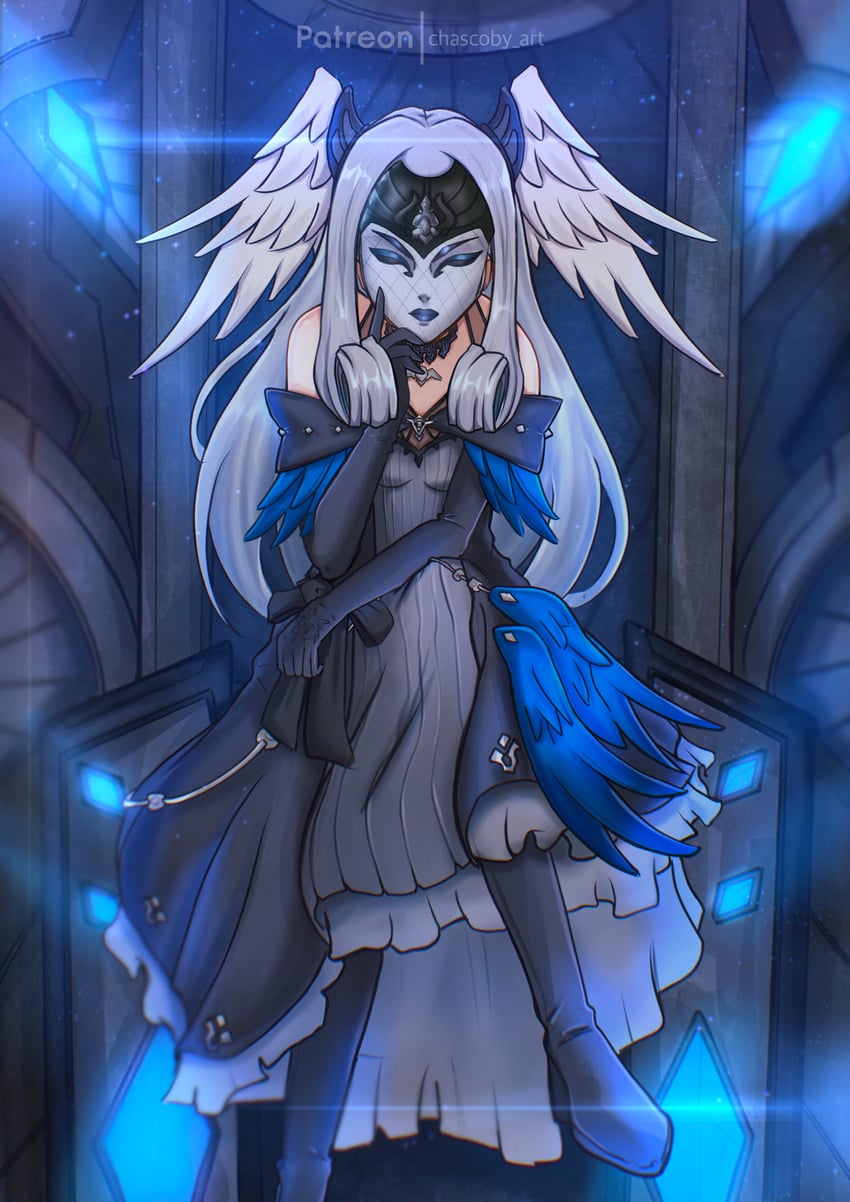 melia antiqua (xenoblade chronicles and 1 more) drawn by chascoby