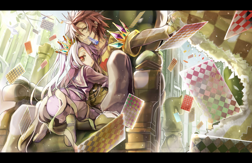 shiro and sora (no game no life) drawn by shino_(eefy)