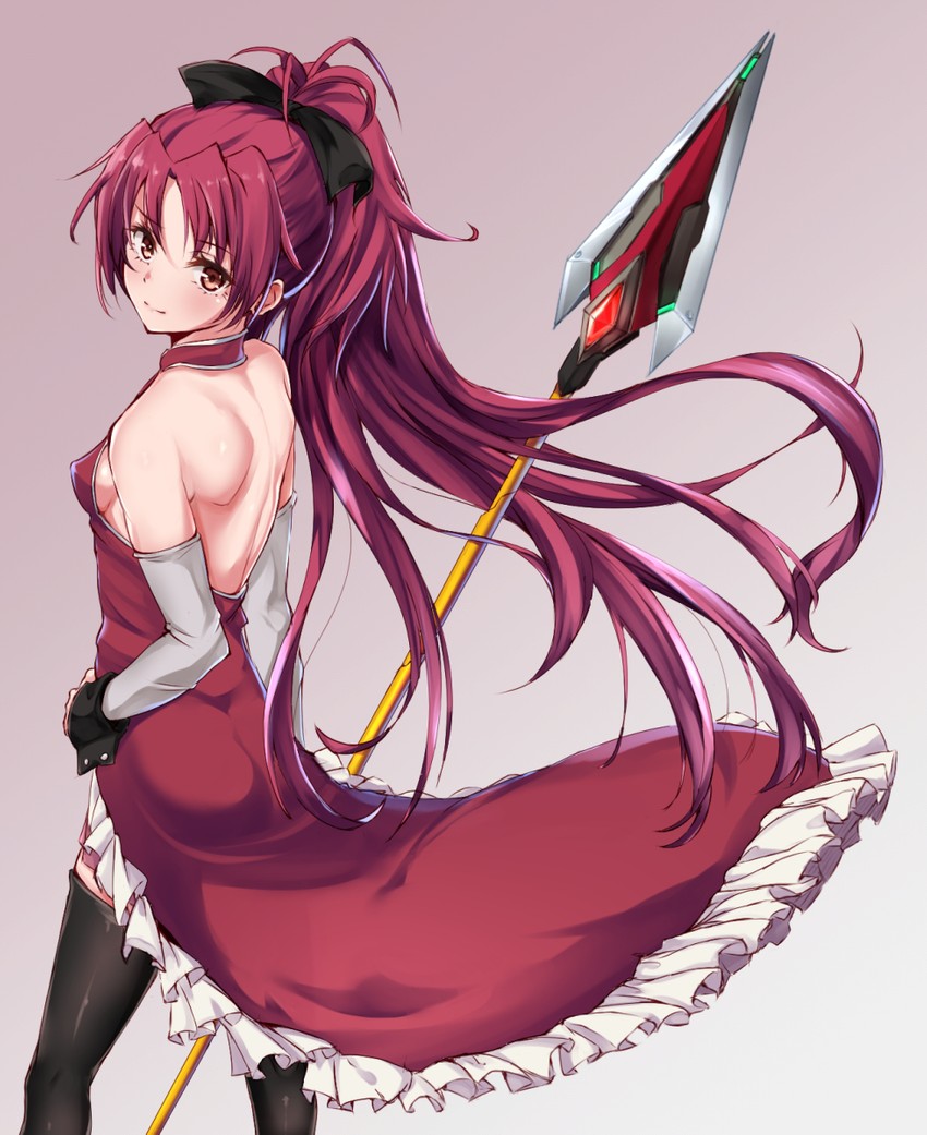 sakura kyoko (mahou shoujo madoka magica) drawn by puru_(ex-150)