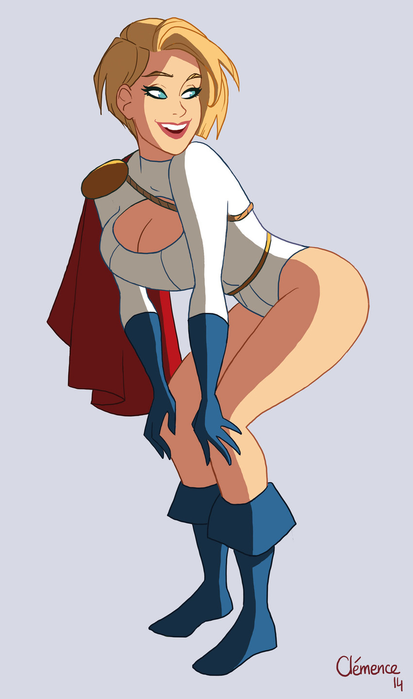power girl (dc comics and 1 more) drawn by clem_cyza