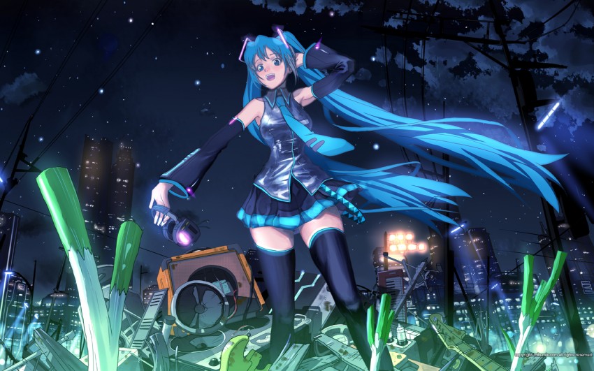 hatsune miku (vocaloid and 1 more) drawn by inumaru_(sougen_no_marogoya)