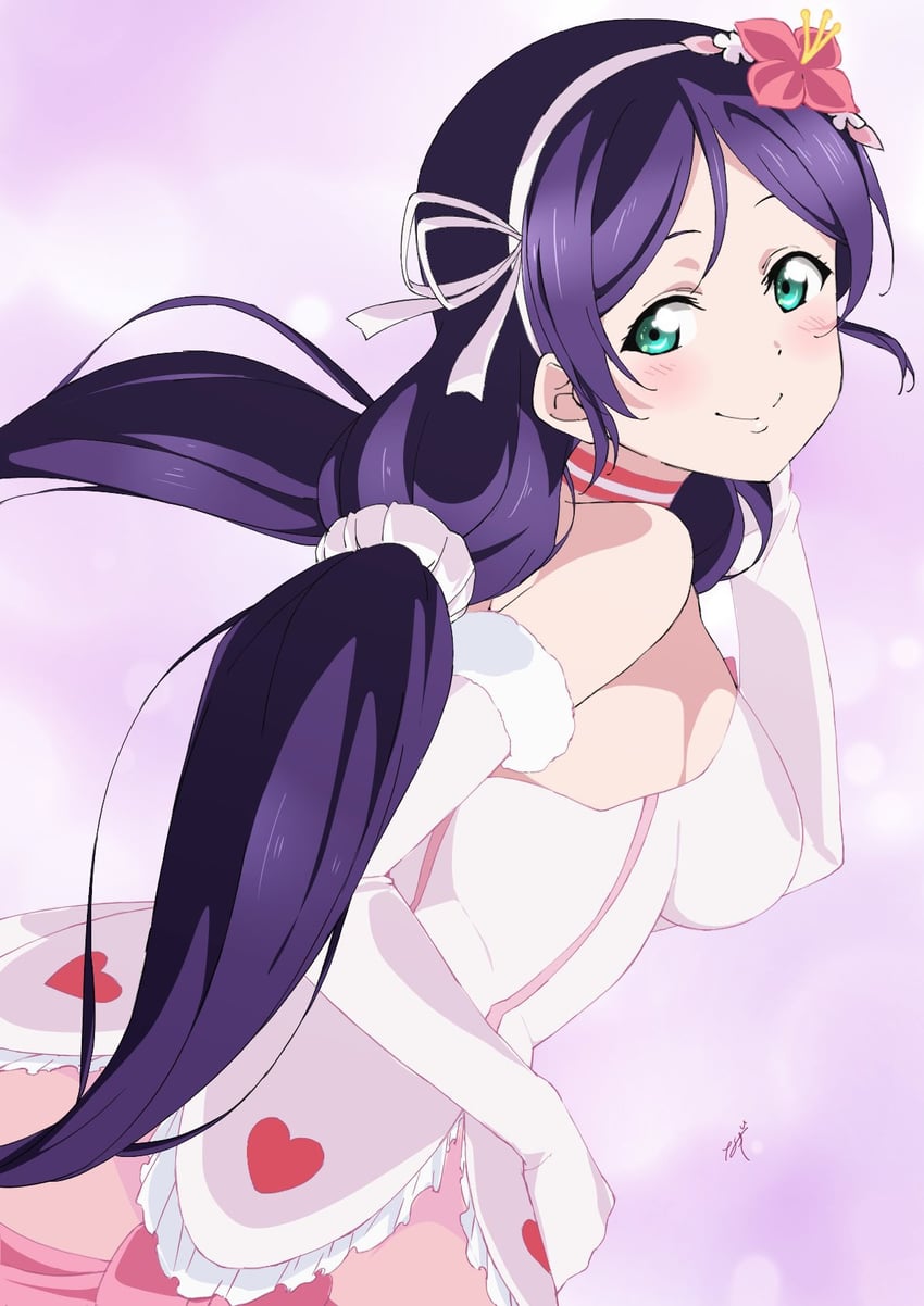 tojo nozomi (love live! and 1 more) drawn by nagi_mkrnpn