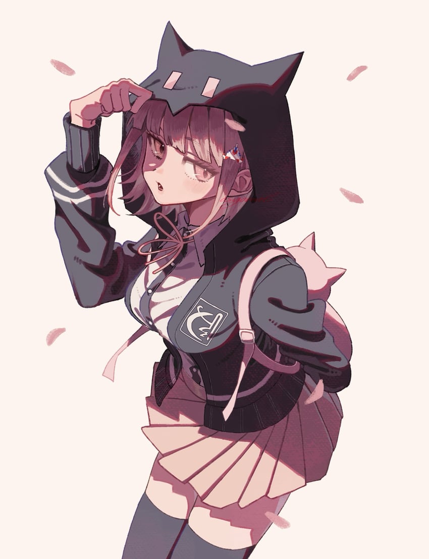 nanami chiaki (danganronpa and 2 more) drawn by shimaya
