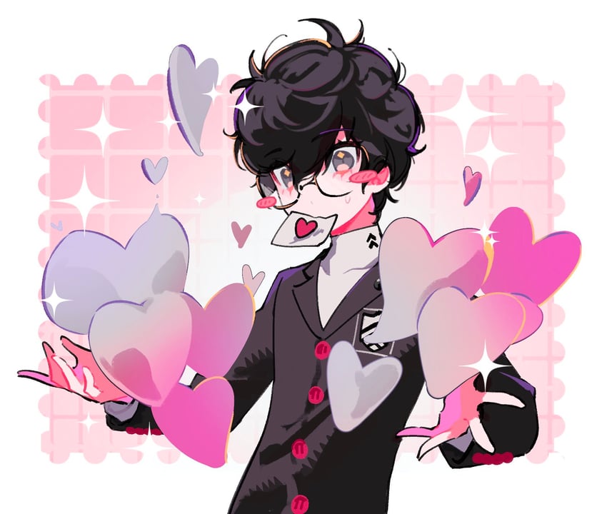amamiya ren (persona and 1 more) drawn by sadakata_misa
