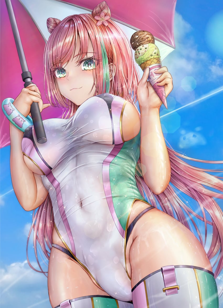 hanatoki sakura (indie virtual youtuber) drawn by commander_kei