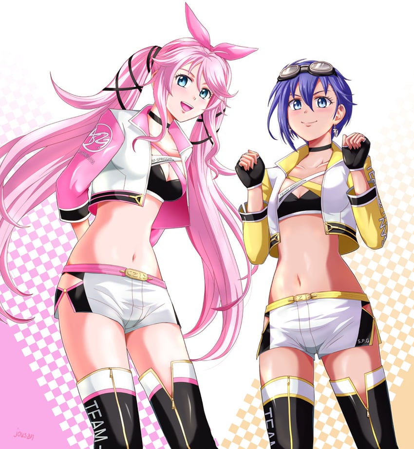 nadia rayne and feri al-fayed (eiyuu densetsu and 3 more) drawn by xiacheng_tatsuya
