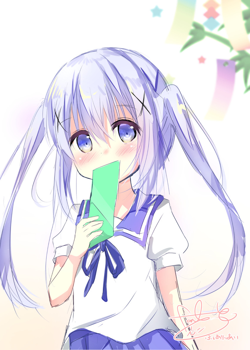 kafuu chino (gochuumon wa usagi desu ka?) drawn by kouda_suzu