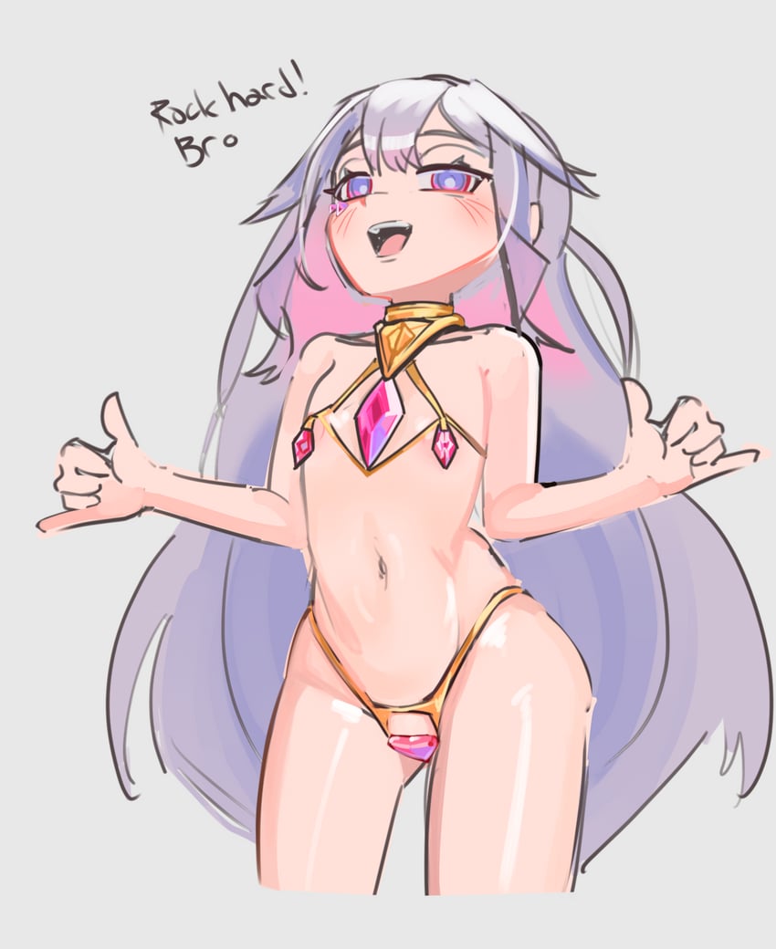 koseki bijou and serapias alice (hololive and 2 more) drawn by arrivedcold