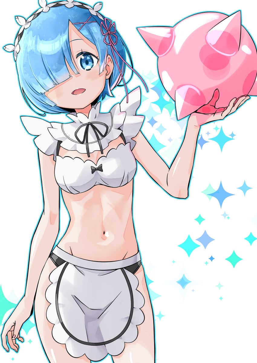 rem (re:zero kara hajimeru isekai seikatsu) drawn by u_illustrator