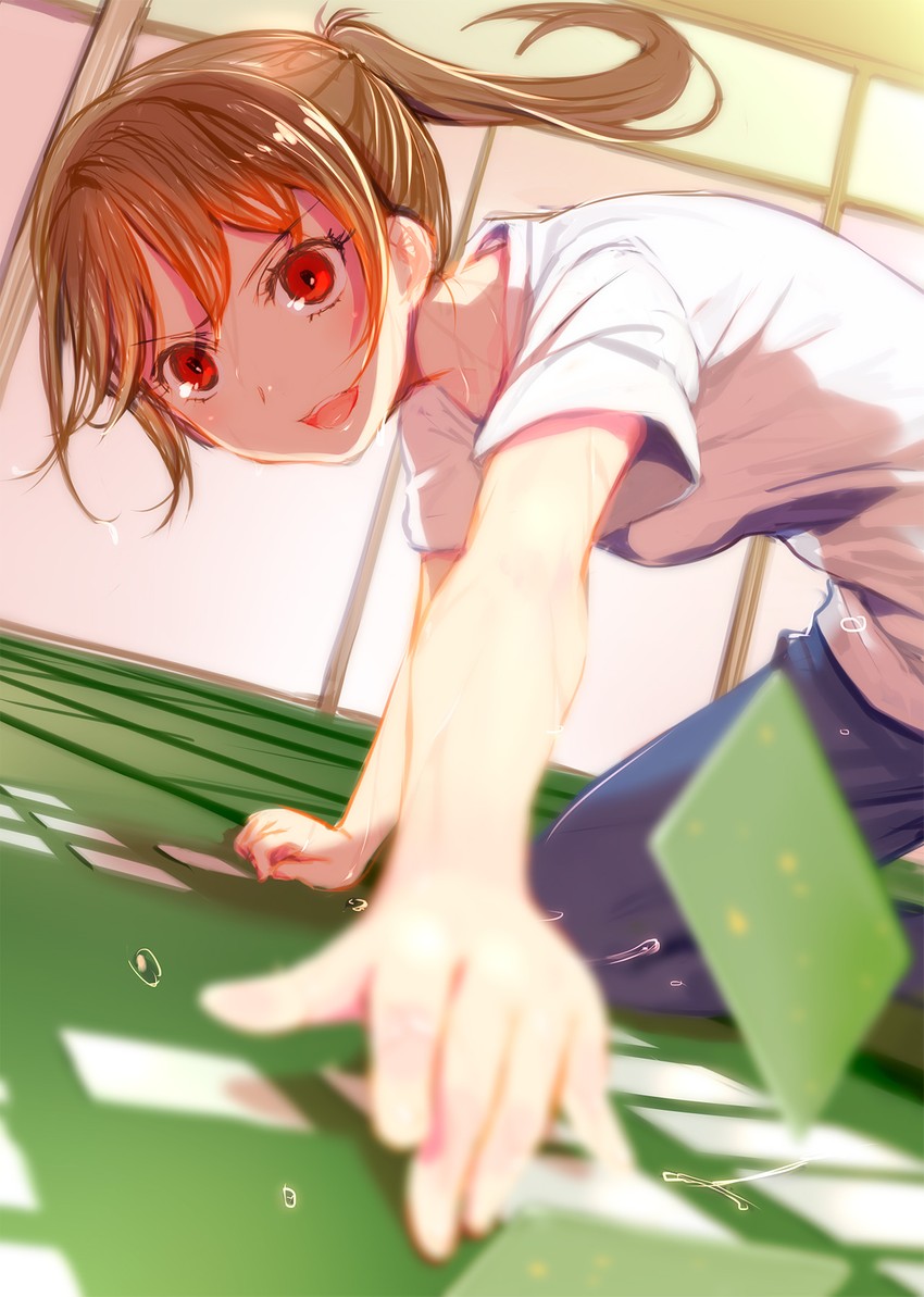 ayase chihaya (chihayafuru) drawn by mikazuki_akira!