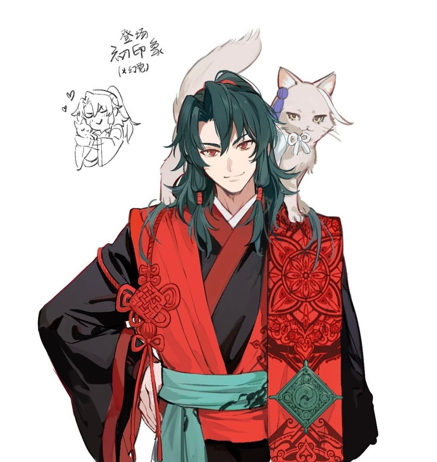 archer and zheng chenggong (fate and 1 more) drawn by iwkfk_02