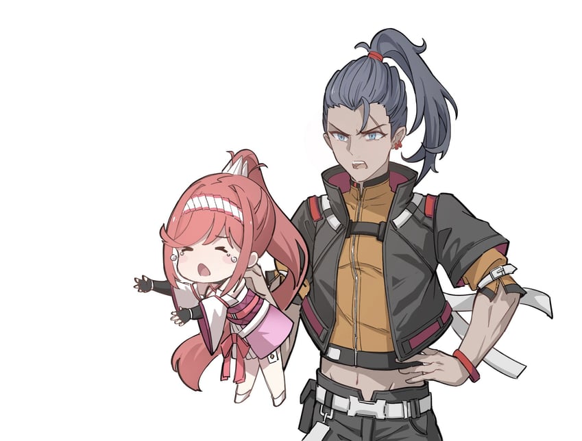 glimmer and matthew (xenoblade chronicles and 2 more) drawn by kaguyamaou