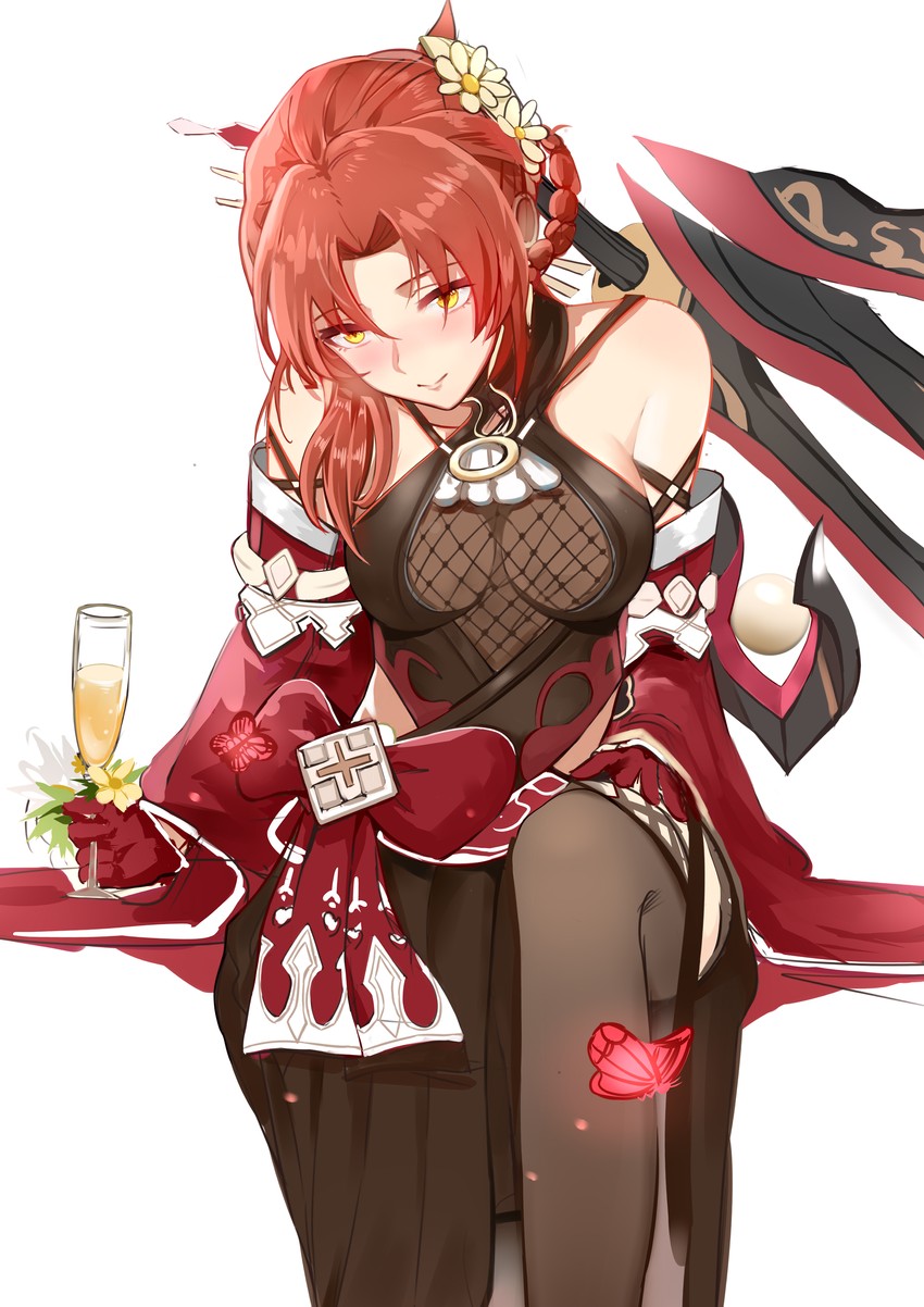 murata himeko (honkai and 1 more) drawn by zhourues