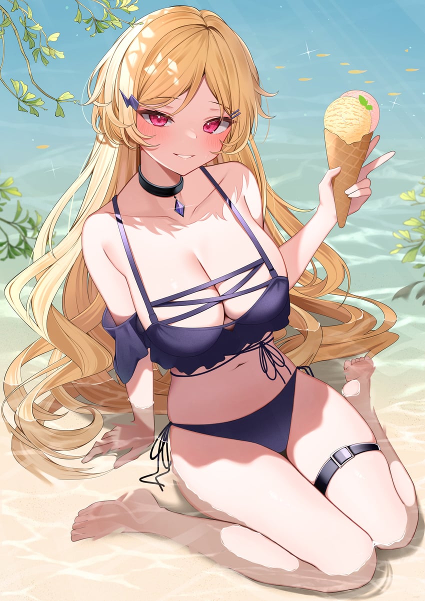 kongo rei (indie virtual youtuber) drawn by rei_(rei_9146)