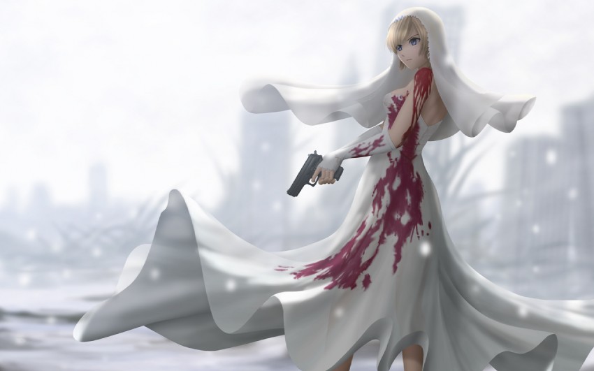 aya brea (parasite eve and 1 more) drawn by siraha