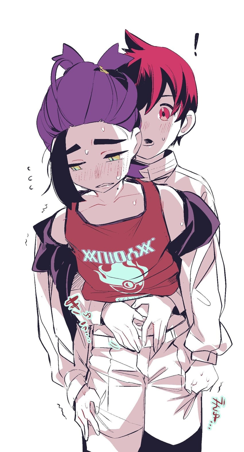 kieran and florian (pokemon and 1 more) drawn by uzura_syouyu