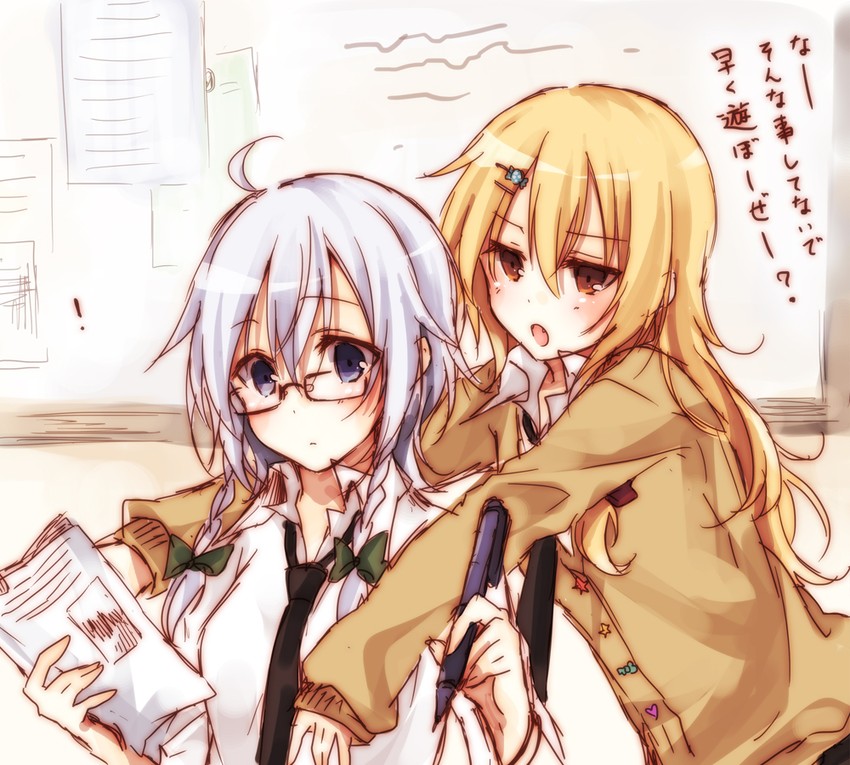 kirisame marisa and izayoi sakuya (touhou) drawn by toosaka_asagi