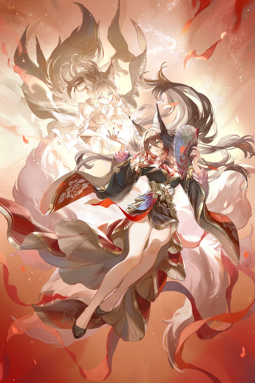 tingyun and fugue (honkai and 1 more) drawn by achyue