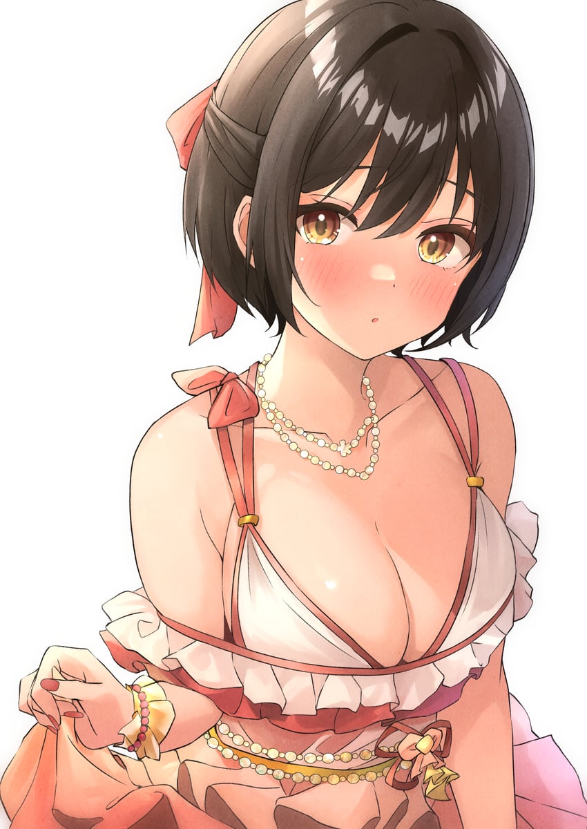 takafuji kako (idolmaster and 1 more) drawn by b1ack_illust