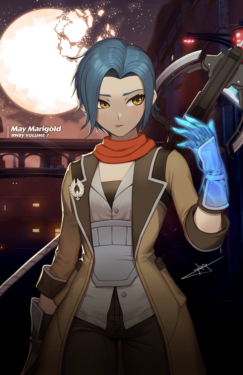 may marigold (rwby) drawn by uyalago
