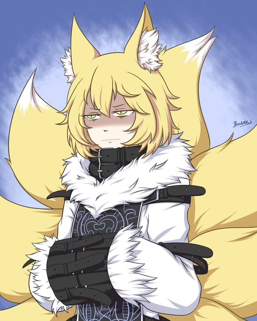yakumo ran (touhou and 2 more) drawn by paran01d