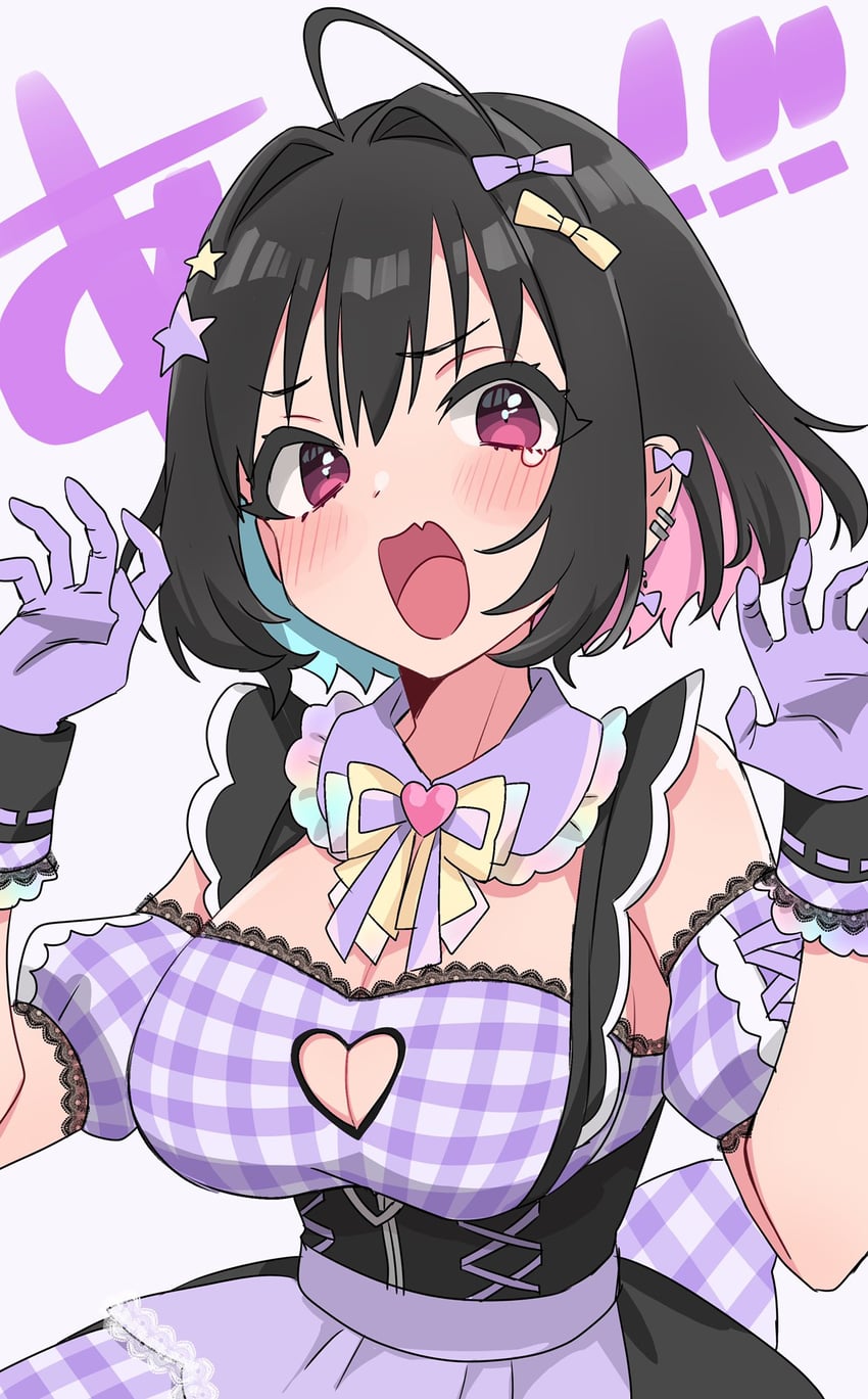 yumemi riamu (idolmaster and 1 more) drawn by sukoyaka_(100hituzi)