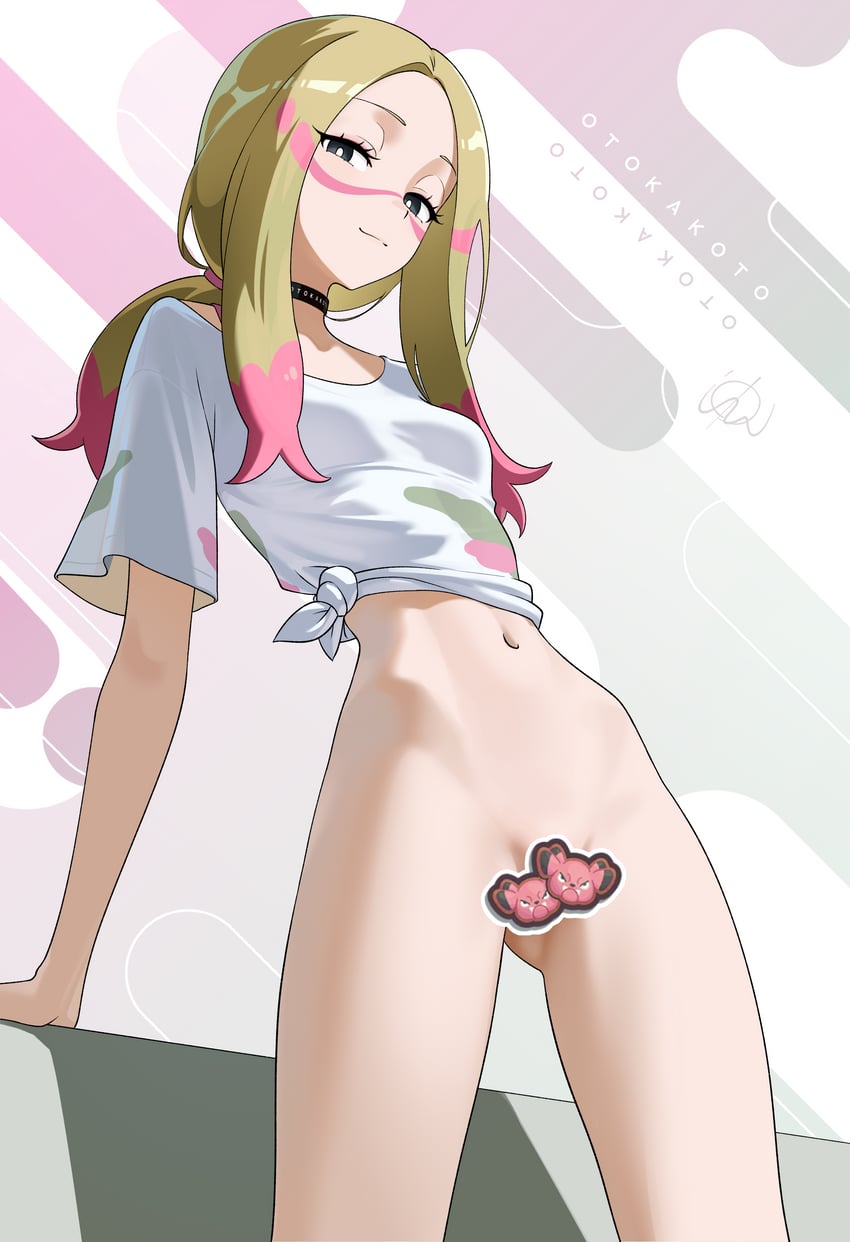 mina and snubbull (pokemon and 1 more) drawn by otokakoto