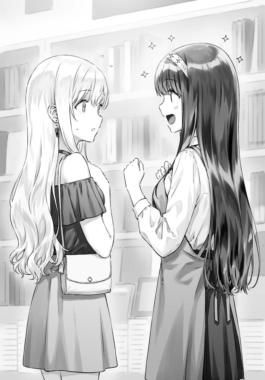 ayase saki and yomiuri shiori (gimai seikatsu) drawn by hiten_(hitenkei)