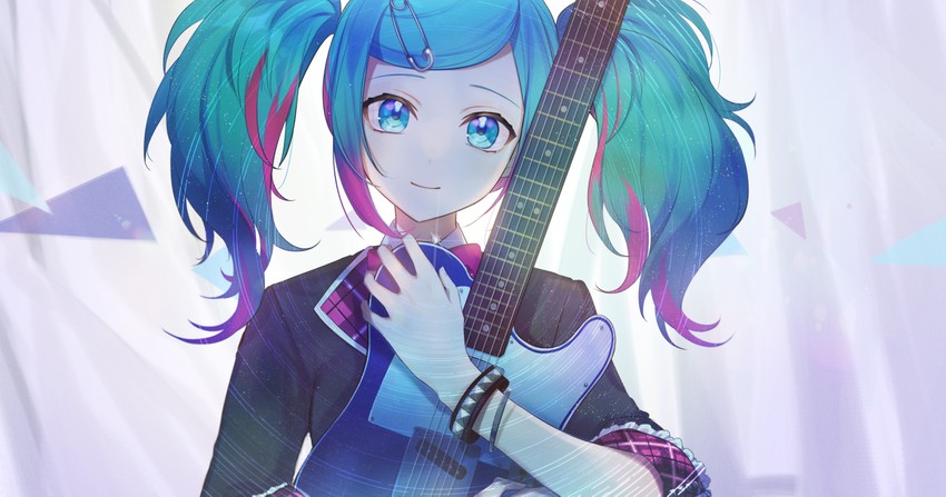 hatsune miku and leo/need miku (vocaloid and 1 more) drawn by hassan_(sink916)