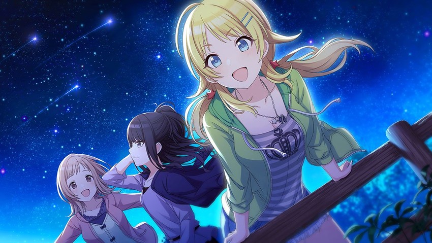 hachimiya meguru, sakuragi mano, and kazano hiori (idolmaster and 1 more) drawn by tomari_(veryberry00)