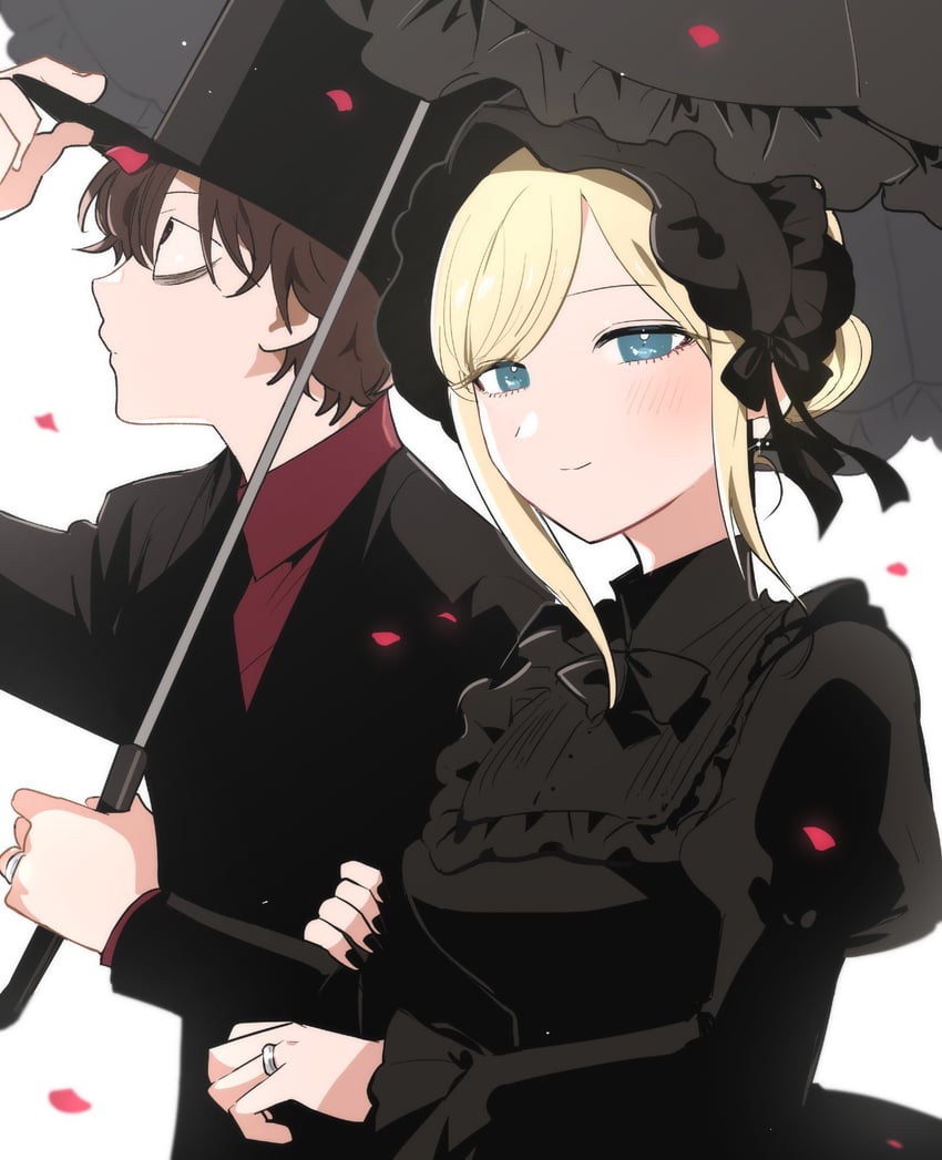 alice lendrott and bocchan (shinigami bocchan to kuro maid) drawn by inoue_koharu