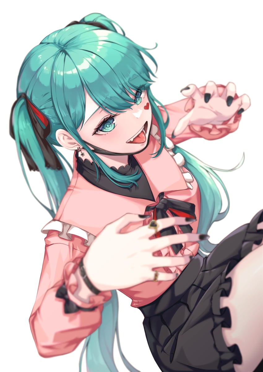 hatsune miku (vocaloid and 1 more) drawn by ha_dan