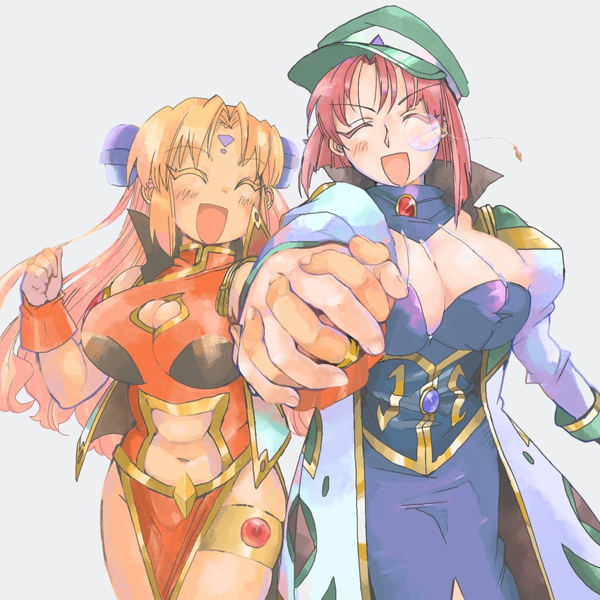 ranpha franboise and forte stollen (galaxy angel) drawn by prprtooon