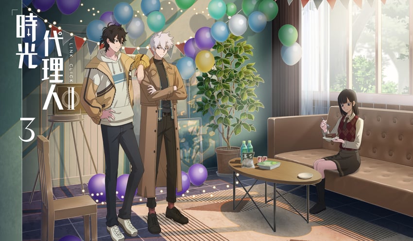 cheng xiaoshi, lu guang, and qiao ling (shiguang dailiren) drawn by sgdlr_offical
