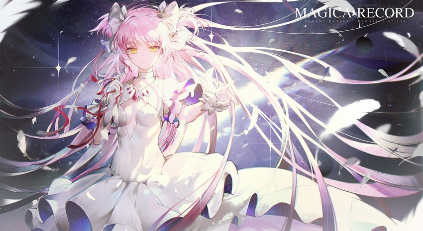 kaname madoka and ultimate madoka (mahou shoujo madoka magica and 1 more) drawn by bai_qi-qsr