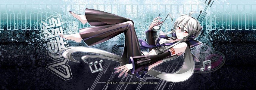 yowane haku (vocaloid) drawn by caffein