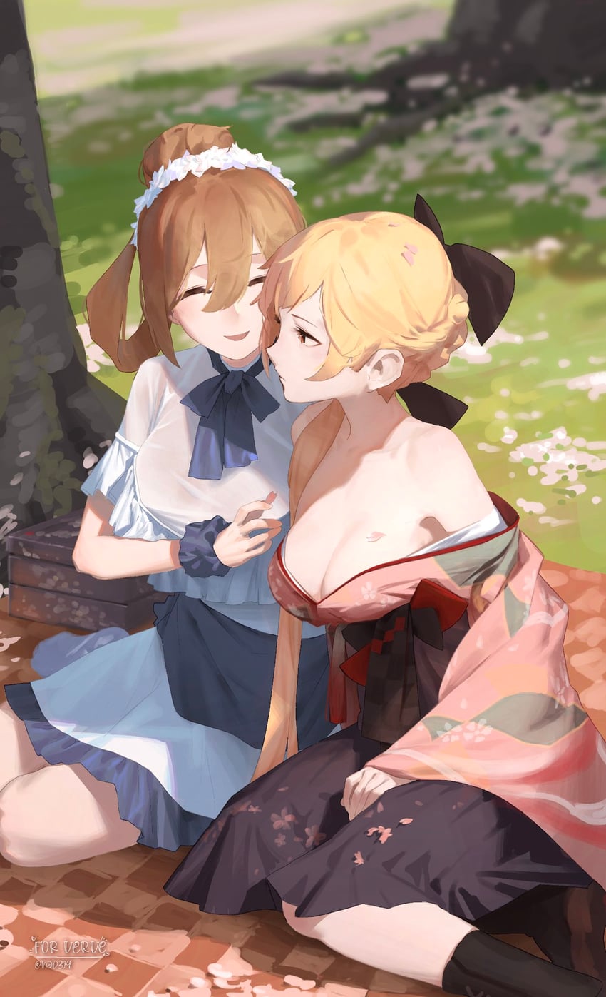 springfield and ots-14 (girls' frontline) drawn by had_(had314)