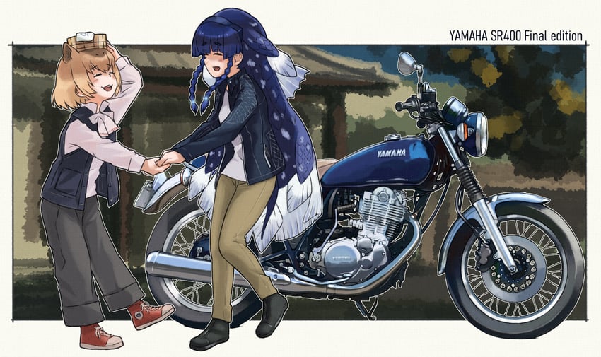capybara and coelacanth (kemono friends and 1 more) drawn by toriny