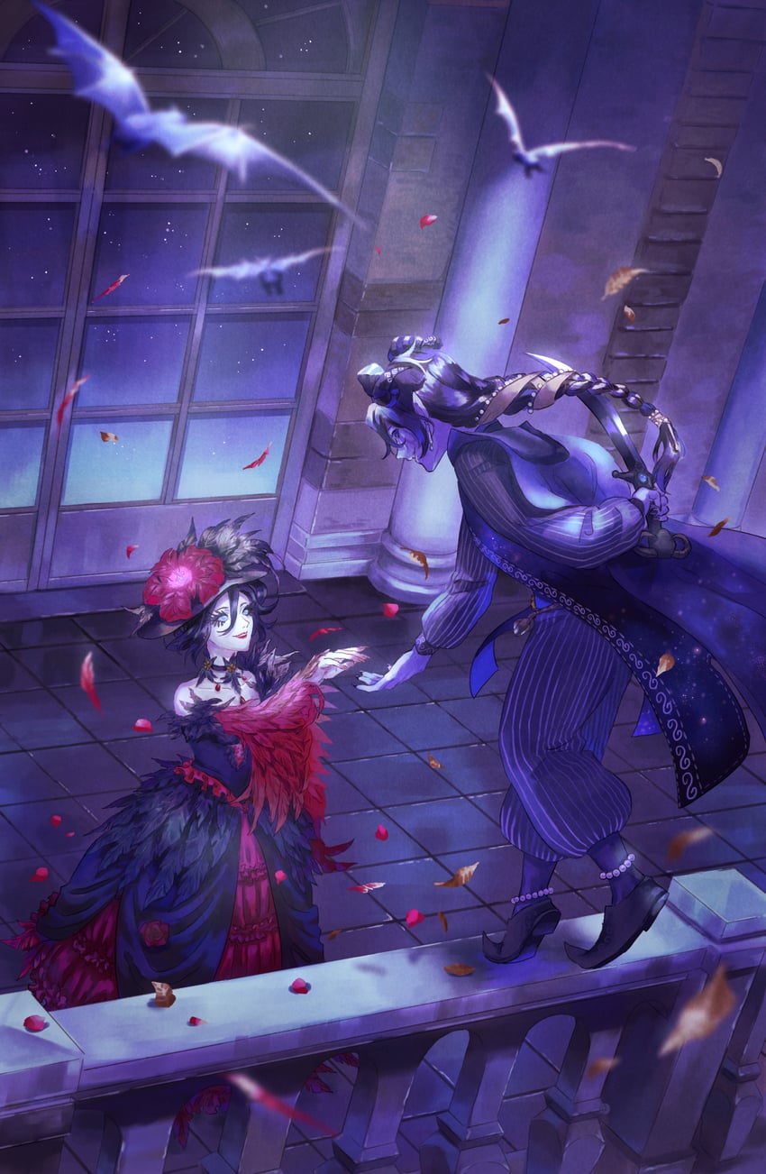 joseph desaulniers and mary (identity v) drawn by asa_tuki_893
