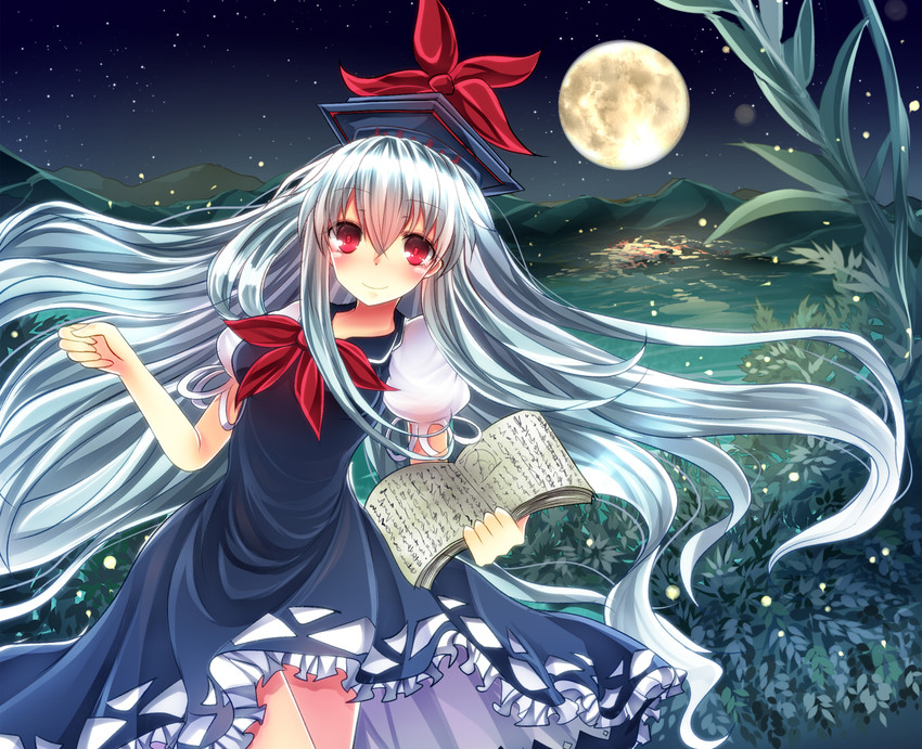 kamishirasawa keine (touhou) drawn by e-co