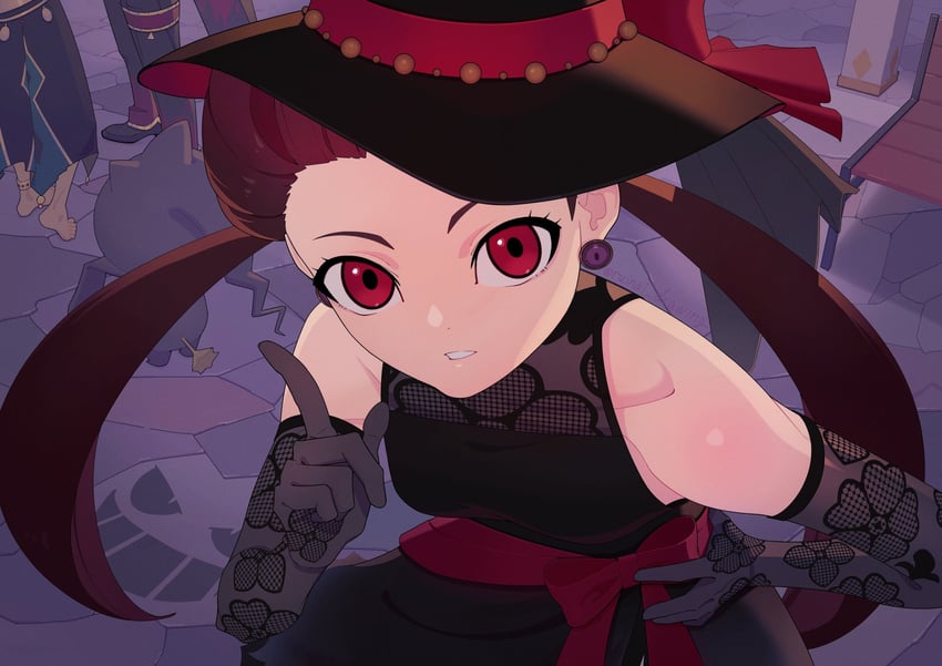 banette, morty, roxanne, and phoebe (pokemon and 1 more) drawn by ruinai