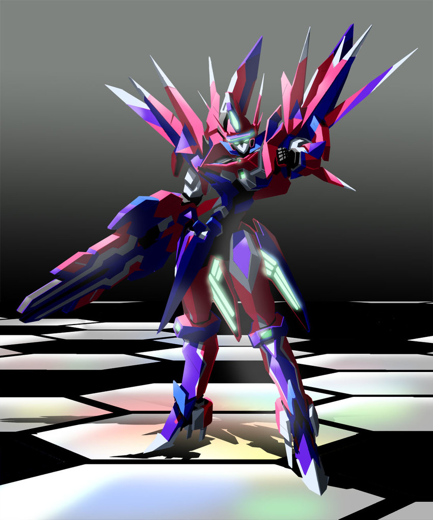 cypher (virtual on) drawn by yakisoba_(kaz2113)