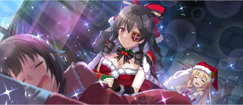 megumin, iris, and arue (kono subarashii sekai ni shukufuku wo! and 1 more)