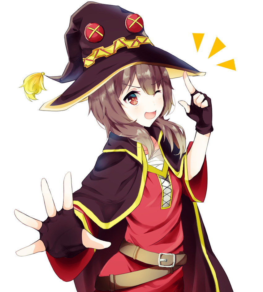 megumin (kono subarashii sekai ni shukufuku wo!) drawn by shiromeneko